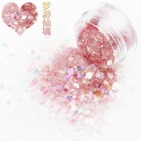 Fairy Tears Mixed Chunky Polyester Glitters For Cosmetics,Make Up,Nail Art,Decoration All Festivals,Christmas,Craft,Toys Etc